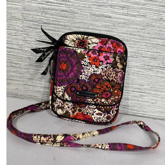 Vera Bradley Retired Rosewood Mini Hipster Crossbody Bag - Picture 1 of 11